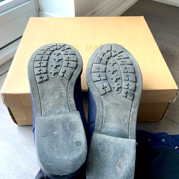 Expressions Navy Blue Knee High Boots - Picture 3 of 3